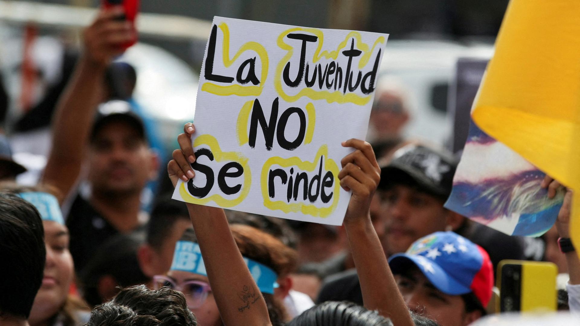 venezuela proteste jugend 100