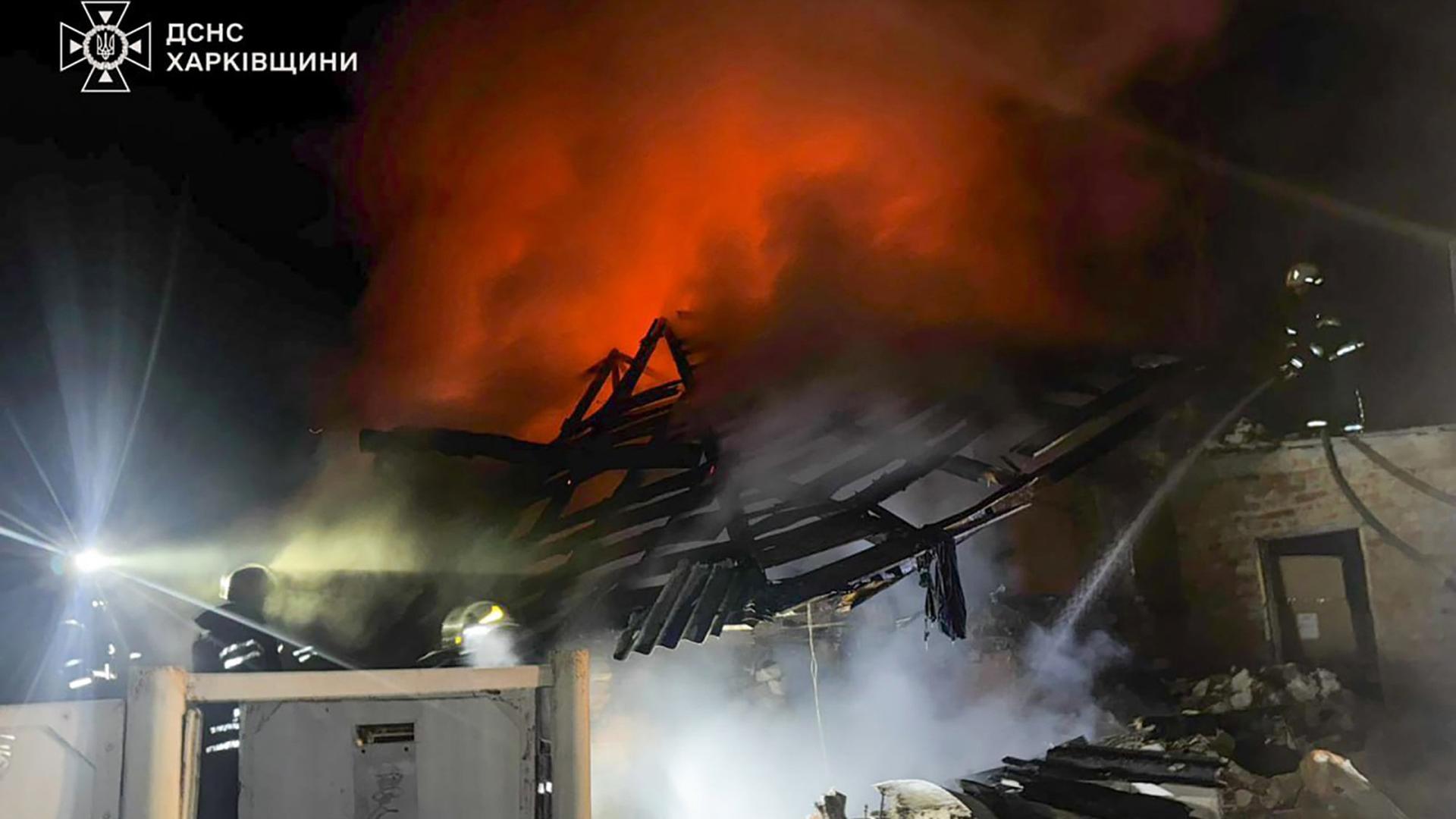 wohnhaus brand bohoduchiw 100