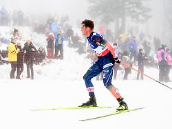 260314 gabriel gledhill of great britain competes in men s 50 km free technique mass start during the fis cross country world cup on march 14 2026 in oslo