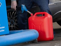 a man fills his fuel canister at an aral gas station in berlin germany march 2 2026
