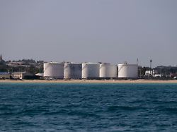 a view of oil facilities on the kharg island on the persian gulf about 1 250 km 776 miles south of tehran on february 23 2016