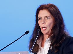 anja arndt kandidatin fuer einen listenplatz der afd fuer die europawahl spricht auf der afd europawahlversammlung in der messe magdeburg