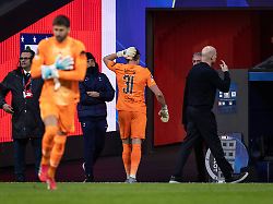 atletico de madrid x spurs kinsky spurs in action during the game against atletico de madrid valid for champions league at the riyadh air metropolitano stadium in madrid today march 10 2026