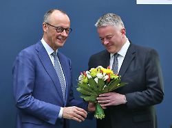 berlin deutschland konrad adenauer haus cdu bundesvorstandssitzung bundeskanzler friedrich merz cdu und gordon schnieder cdu