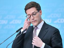 berlin deutschland konrad adenauer haus pressekonferenz in der cdu bundesgeschaeftsstelle manuel hagel cdu