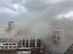 die iranische hauptstadt teheran hat seit samstag hunderte angriffe erlebt