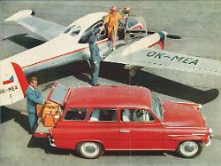 dieser exporterfolg ueberwand den beruechtigten eisernen vorhang schon 1959 lancierte skoda einen octavia im bild die bis 1971 gebaute kombiversion