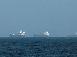 file photo tankers are seen off the coast of the fujairah as iran vows to close the strait of hormuz amid the u s israel conflict with iran in fujairah united arab emirates march 3 2026
