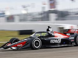february 28 2026 st petersburg florida usa indycar driver mick schumacher 47 rounds turn one during practice on saturday feb 28 2026 in st petersburg