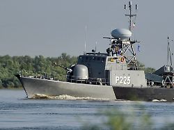 itar tass astrakhan russia june 28 2013 an iranian navy boat at the port of astrakhan the visit is part of an international cooperation programme between caspian sea nations