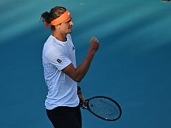 itau miami tennis open alexander zverev alexander zverev ger during his third round match at the itau miami tennis open in miami usa on march 23 2026 photo by corinne dubreuil abacapress