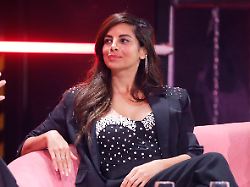 kessy schygulla collien monica fernandes und valentina busik bei einem panel talk beim empowering festival by miss germany 2026 in den bavaria studios muenchen 07 03