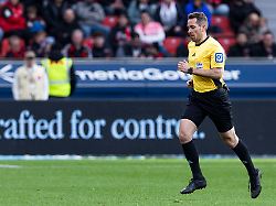 leverkusen germany february 28 referee tobias stieler during the bundesliga match between bayer 04 leverkusen vs 1 fsv mainz 05 on matchday 24 at bayarena on february 28th 2026 in leverkusen germany
