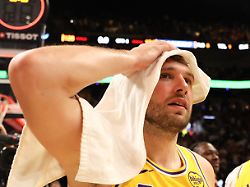 mar 19 2026 miami florida usa los angeles lakers guard luka doncic 77 after 60 point game against the miami heat at kaseya center