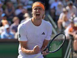 mar 8 2026 indian wells ca usa alexander zverev ger reacts to a point as he defeated brandon nakashima usa in the third round of the bnp paribas open at the indian wells tennis garden 1