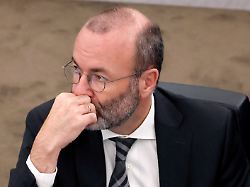 politiker manfred weber csu sitzt im eu parlament in strassburg strassburg 22 10