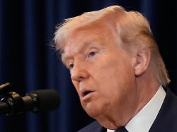 president donald trump speaks at a news conference monday march 9 2026 at trump national doral miami in doral fla 1