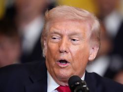 president donald trump speaks at an event to honor the 2025 major league soccer champions inter miami cf in the east room of the white house thursday march 5 2026 in washington 1
