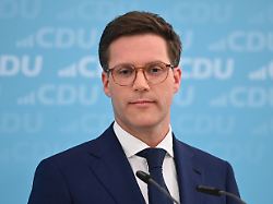 pressekonferenz am 19 02 manuel hagel cdu baden wuerttemberg einzelbild angeschnittenes einzelmotiv portrait portraet 38 parteitag der christlich sozialen union cdu am 20 und 21 02 2026 messe stuttgart