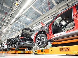 produktion des e auto modells id