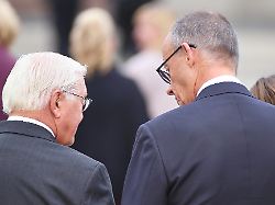 saarbruecken saarland deutschland ludwigskirche festakt tag der deutschen einheit bundespraesident frank walter steinmeier und bundeskanzler friedrich merz cdu