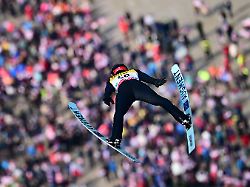 ski jumping fis ski jumping world cup kulm tauplitz austria march 1 2026 germany s philipp raimund in action during the men s individual hs235 reuters christian bruna