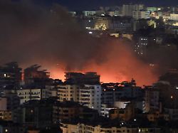 smoke billows after reported strikes on beirut s southern suburbs following an escalation between hezbollah and israel amid the u s israeli conflict with iran as seen from baabda lebanon march 6 2026
