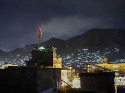 smoke rises after an explosion in what the taliban said was a pakistani air strike in kabul afghanistan march 16 2026