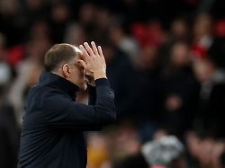 soccer football international friendly england v uruguay wembley stadium london britain march 27 2026 england manager thomas tuchel reacts reuters toby melville