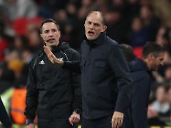 soccer football international friendly england v uruguay wembley stadium london britain march 27 2026 england manager thomas tuchel reacts after uruguay are awarded a penalty reuters toby melville