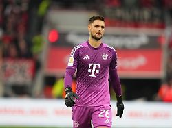 sven ulreich bayern munich looks on during matchday 26 1 bundesliga leverkusen and bayern munich at bayarena leverkusen germany on march 14 2026