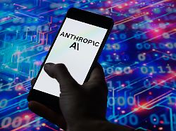 the anthropic ai logo is being displayed on a mobile screen in this photo illustration taken in brussels belgium on 30 december 2024