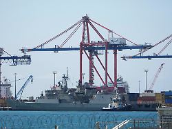 the greek frigate psara docks at the port of limassol cyprus wednesday march 4 2026
