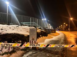 the area outside u s embassy is cordoned off after the norwegian police said that the embassy was hit by a loud explosion in oslo norway march 8 2026