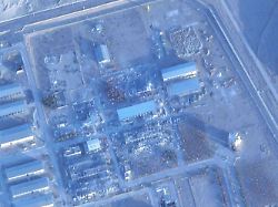 this satellite image from planet labs pbc shows a roof built over rubble iran s isfahan nuclear technology center outside of isfahan iran on wednesday jan 28 2026