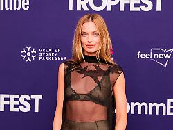 tropfest 2026 margot robbie margot robbie attends tropfest 2026 at centennial park on february 22 2026 in sydney australia
