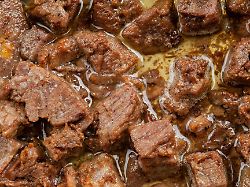 turkish famous roasted meat closeup