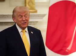 u s president donald trump hosts a dinner for japanese prime minister sanae takaichi at the white house in washington d c u s march 19 2026