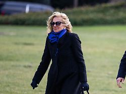 united states january 2 president joe biden and first lady jill biden arrive back from camp david to the south lawn of the white house on thursday january 2 2025