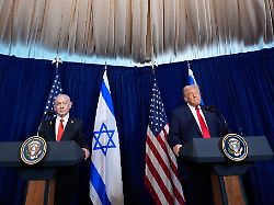us praesident trump und israels premier netanjahu sehen den iran weiter als bedrohung