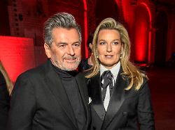 abb thomas anders mit ehefrau claudia hess zu gast auf dem roten teppich bei der artist celebration night im station berlin am 21 01