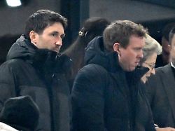 auf der tribuene bundestrainer trainer coach coach julian nagelsmann ger co trainer assistant coach coach coach benjamin glueck ger stuttgart vs eintracht frankfurt sge 13 01