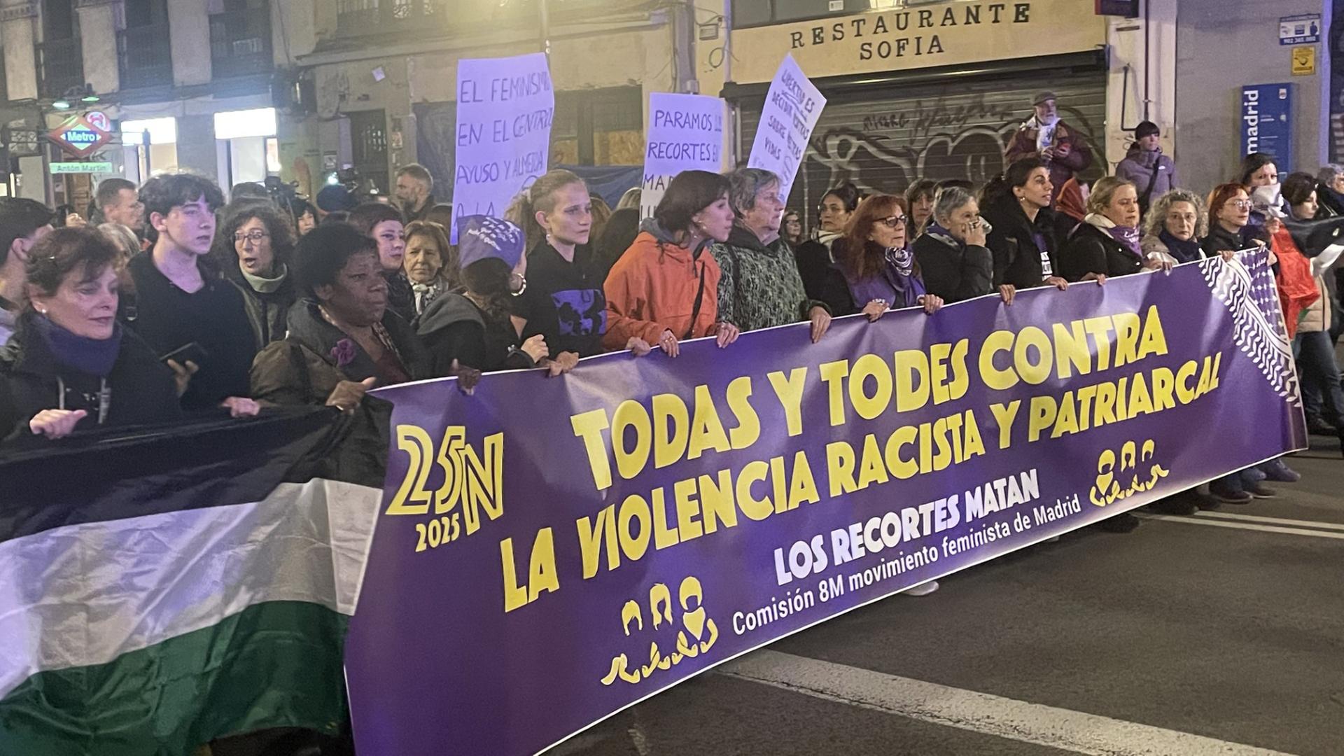 demonstration madrid 100