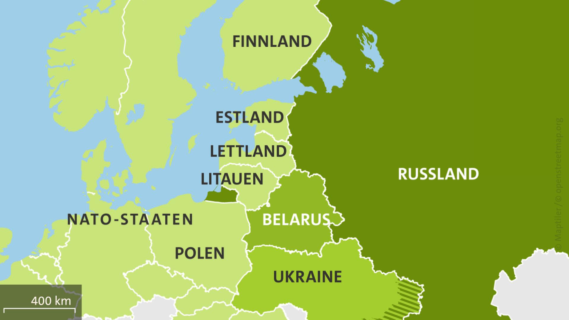 karte nato ostflanke ukraine belarus russland 100