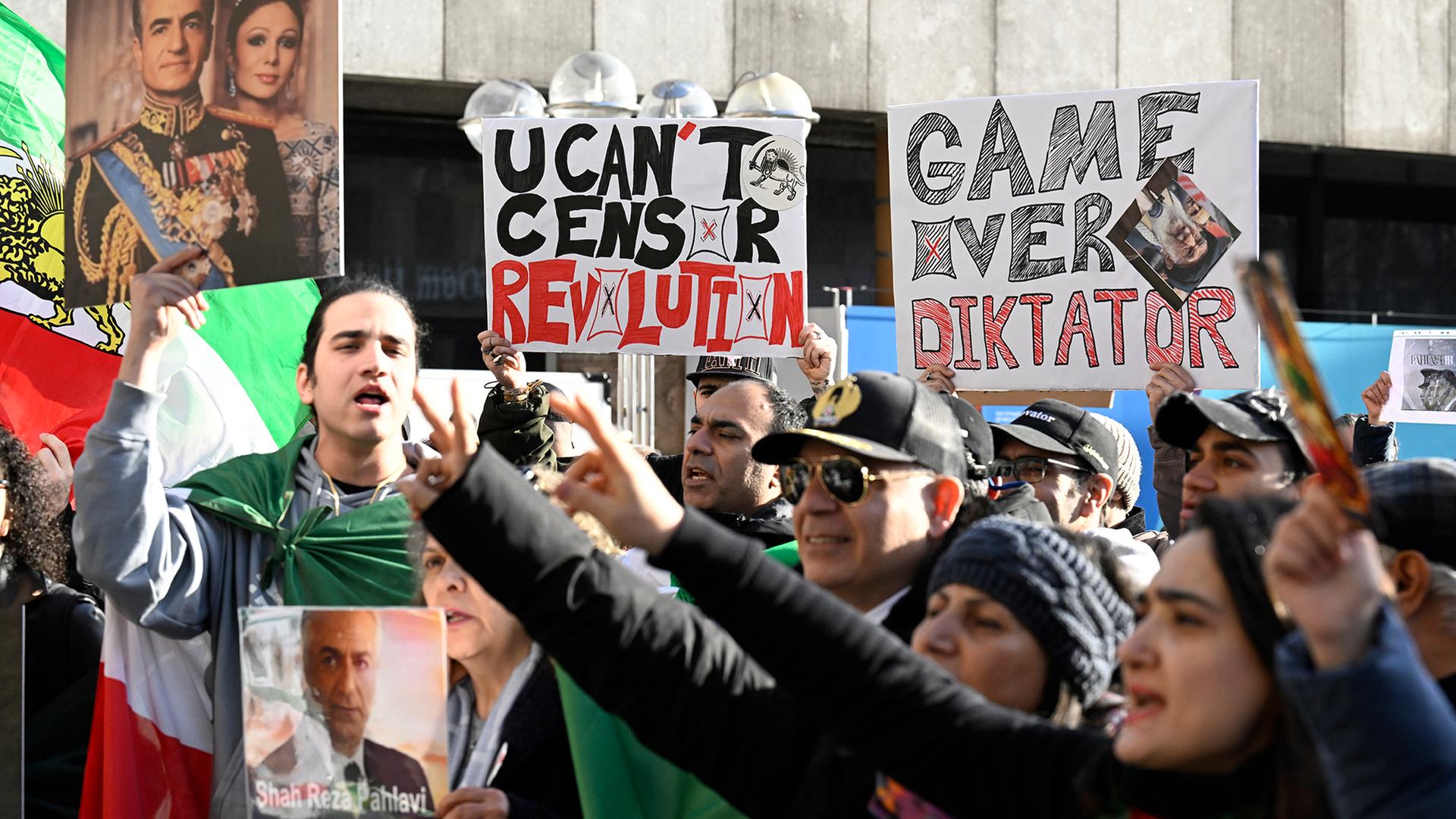 koeln proteste iran 100