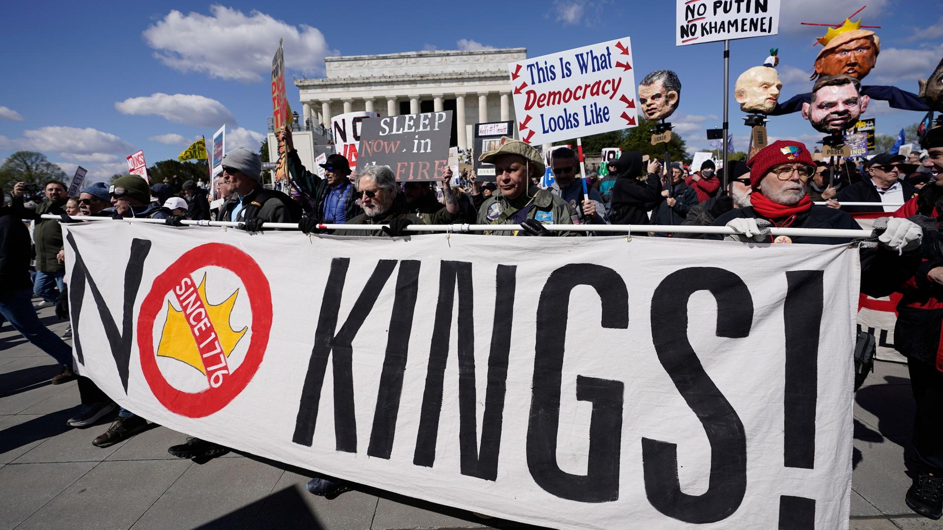 no kings demonstration usa 100