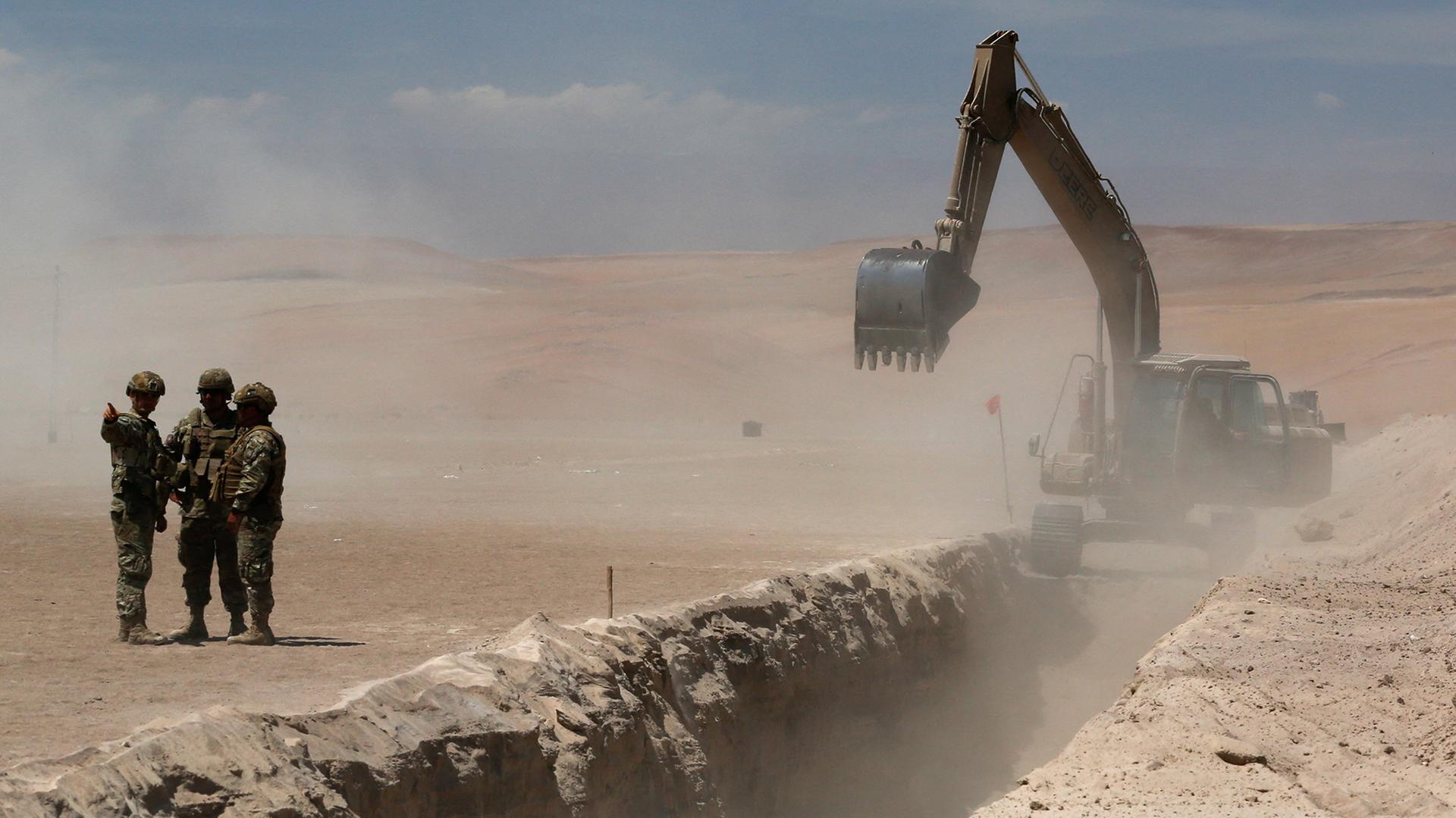 soldaten bagger chile 100