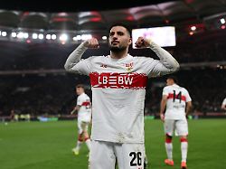 15 03 26 vfb stuttgart rb leipzig deutschland stuttgart 15 03 2026 fussball bundesliga saison 2025 2026 vfb stuttgart rb leipzig deniz undav vfb stuttgart jubel tor 1 0 undav