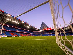 27 03 2026 fussball freundschafts laenderspiel schweiz deutschland im stadion st jakob park in basel schweiz stadionuebersicht totale uebersicht vogelperspektive innenansicht vor dem spiel 1