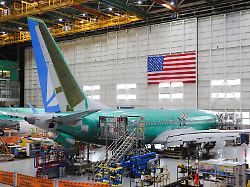 a boeing 737 max airplane on the final assembly production line during a media tour of the boeing factory in renton washington u s april 15 2026